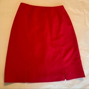 Le suit essentials knee length pencil skirt 8 petite women’s professional pink
